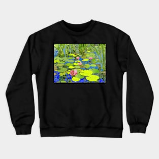 Waterlilies Crewneck Sweatshirt